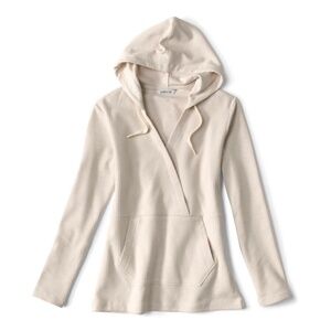 Orvis Waffle Hooded Wrap Sweatshirt - Vanilla (NWOT)